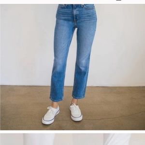 AYR The Yes Yes Yes High Rise Straight Jeans